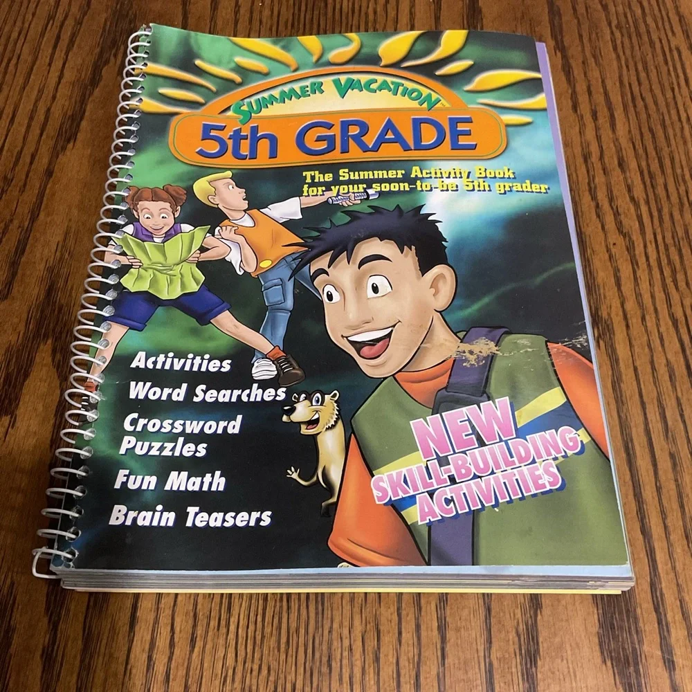 5th Grade Summer Vacation Activity Book